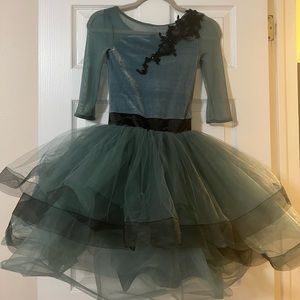 Turquoise ballet costume